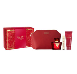 Guess Seductive Red zestaw woda toaletowa spray 75ml + woda toaletowa spray 15ml + balsam do ciała 100ml + kosmetyczka