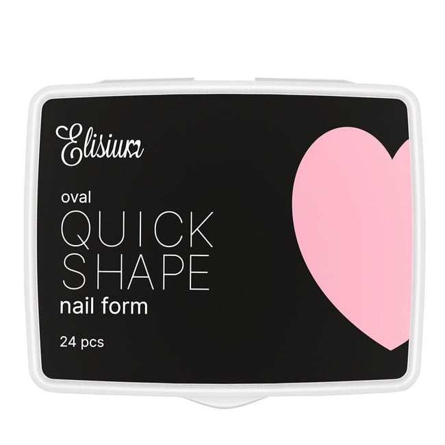 Elisium Quick Shape Nail Form Mini formy do przedłużania paznokci Oval 24szt