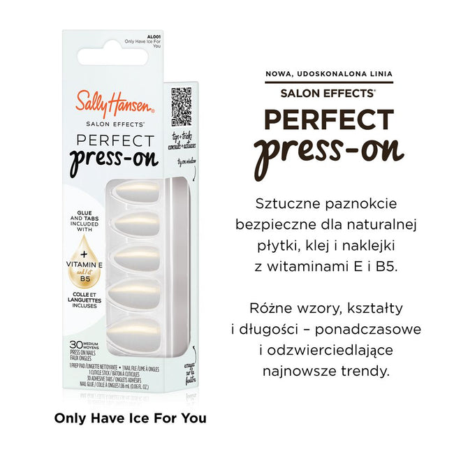 Sally Hansen Salon Effects sztuczne paznokcie 001 Only Have Ice For You 30szt