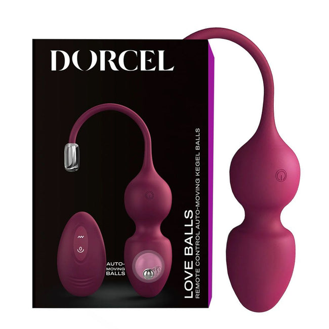 Marc Dorcel Love Balls wibrujące kulki gejszy sterowane pilotem Plum