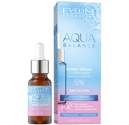 Eveline Cosmetics Aqua Balance super serum z kompleksem nawilżającym 18ml