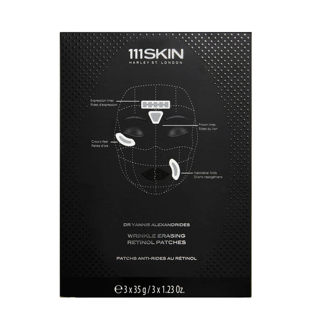 111Skin Wrinkle Erasing Retinol Patches przeciwzmarszczkowe plastry do twarzy 3x35g