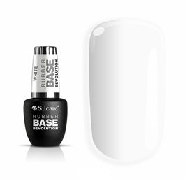 Silcare Rubber Base Revolution baza kauczukowa White 9ml