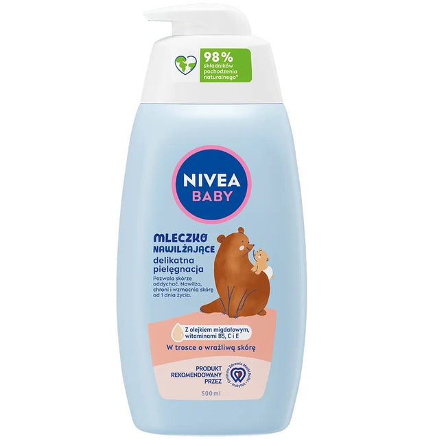 Nivea Baby mleczko nawilżające delikatna pielęgnacja 500ml