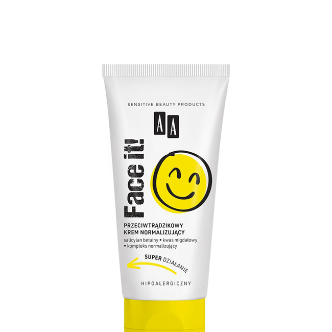 AA Face It! przeciwtrądzikowy krem normalizujący 40ml