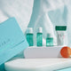AXIS-Y The Mini Glow Set zestaw żel do mycia twarzy 8ml + tonik do twarzy 5ml + ampułka do twarzy 5ml + serum do twarzy 5ml