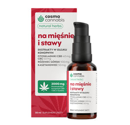 Cosma Cannabis Na Mięśnie i Stawy suplement diety 30ml