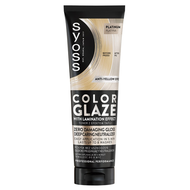Syoss Color Glaze toner nabłyszczający z efektem laminacji