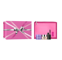 Clinique Eye Favorites zestaw krem pod oczy 15ml + balsam oczyszczający 15ml + tusz do rzęs 3.5ml + kosmetyczka