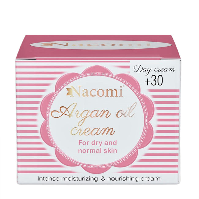 Nacomi Arganowy krem na dzień z witaminą E +30 50ml
