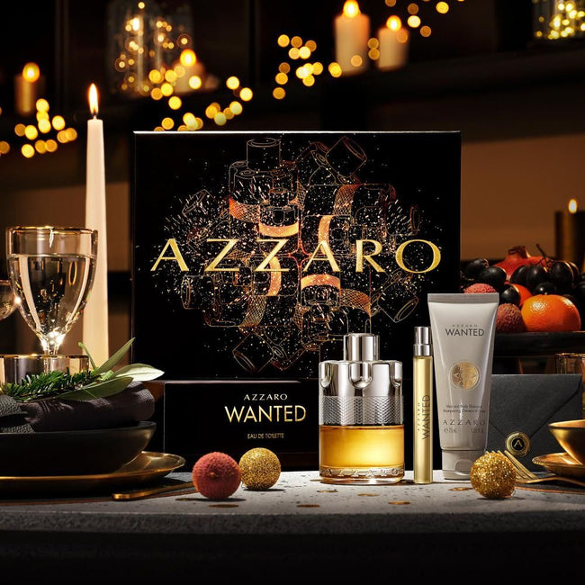 Azzaro Wanted zestaw woda toaletowa spray 100ml + woda toaletowa spray 10ml + żel pod prysznic 75ml