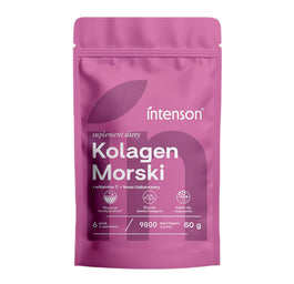 Intenson Kolagen Morski + Witamina C + Kwas Hialuronowy suplement diety 60g