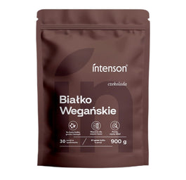 Intenson Białko Wegańskie suplement diety Czekolada 900g