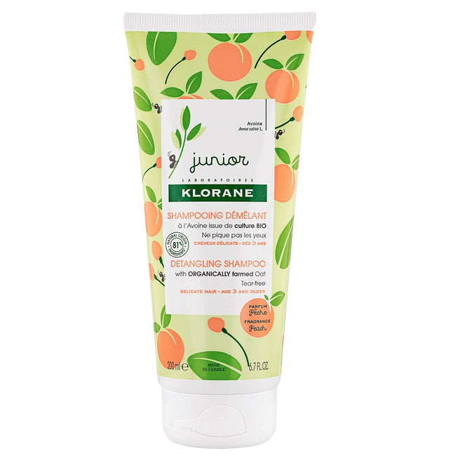 Klorane Junior Detangling Shampoo szampon ułatwiający rozczesywanie włosów Brzoskwinia 200ml