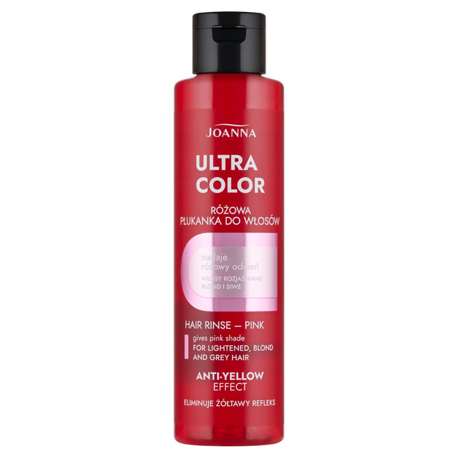 Joanna Ultra Color płukanka do włosów różowa 150ml