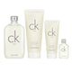 Calvin Klein CK One zestaw woda toaletowa spray 200ml + balsam do ciała 200ml + żel pod prysznic 100ml + miniatura wody toaletowej 15ml