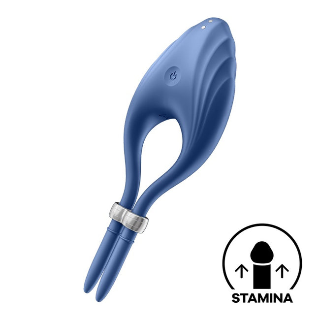 Satisfyer Duelist pierścień wibrujący na penisa Blue