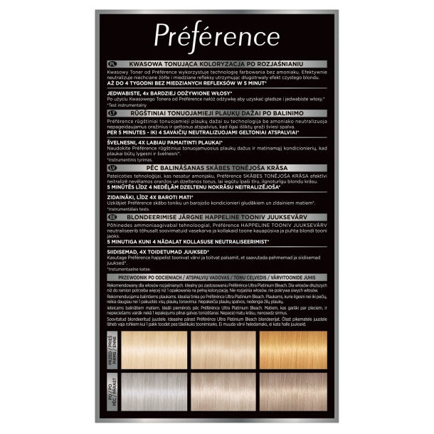 L'Oreal Paris Preference Le Blonding koloryzacja tonizująca do włosów