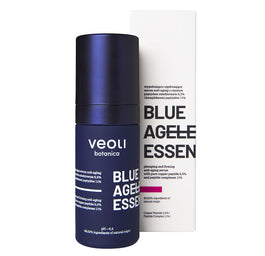 Veoli Botanica Blue Ageless Essence wypełniająco-ujędrniające serum anti-aging z czystym peptydem miedziowym 0.5% i kompleksami peptydów 11% 30ml