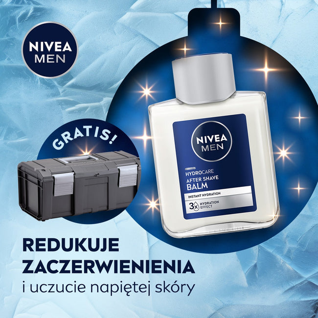 Nivea Men Tech Master zestaw żel pod prysznic 3w1 250ml + ochronna pianka do golenia 200ml + nawilżający balsam po goleniu 100ml + antyperspirant roll-on 50ml