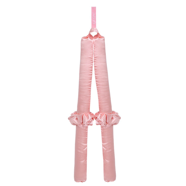 Glov Satin CoolCurl innowacyjna lokówka do kręcenia włosów bez użycia ciepła + frotki 2szt Pink