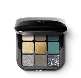 KIKO Milano Glamour Multi Finish Eyeshadow Palette paleta 9 cieni do powiek o różnym wykończeniu 1szt.
