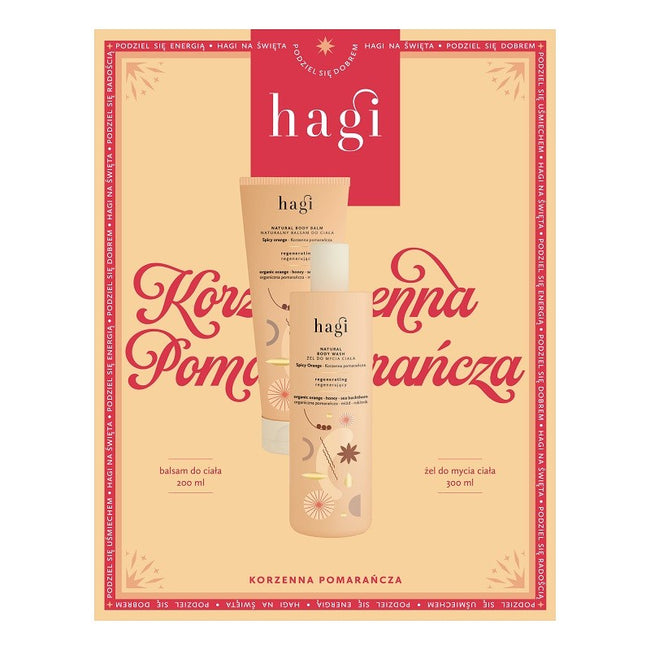 Hagi Korzenna Pomarańcza zestaw balsam do ciała 200ml + żel do mycia ciała 300ml