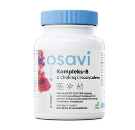 Osavi Kompleks-B z choliną i inozytolem suplement diety 60 kapsułek