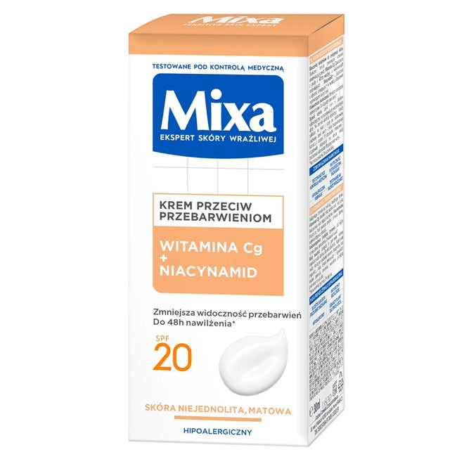 MIXA Lab krem do twarzy przeciw przebarwieniom Witamina C + Niacynamid 50ml