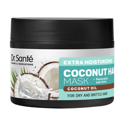 Dr. Sante Coconut Hair Mask ekstra nawilżająca maska z olejem kokosowym dla suchych i łamliwych włosów 300ml