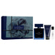 Narciso Rodriguez For Him Bleu Noir zestaw woda perfumowana spray 100ml + żel pod prysznic 50ml + woda perfumowana spray 10ml