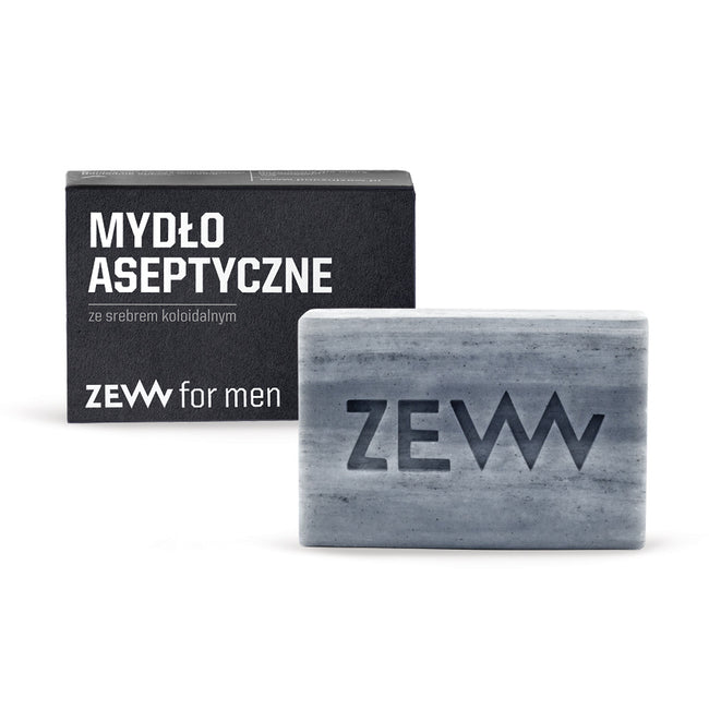 Zew For Men Mydło aseptyczne ze srebrem koloidalnym 85ml