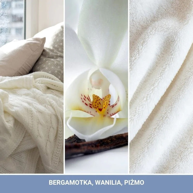 Yankee Candle Średnia świeca zapachowa Soft Blanket 368g