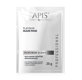 APIS Platinum Gloss platynowa maska algowa z tripeptydem miedziowym i niacynamidem 20g