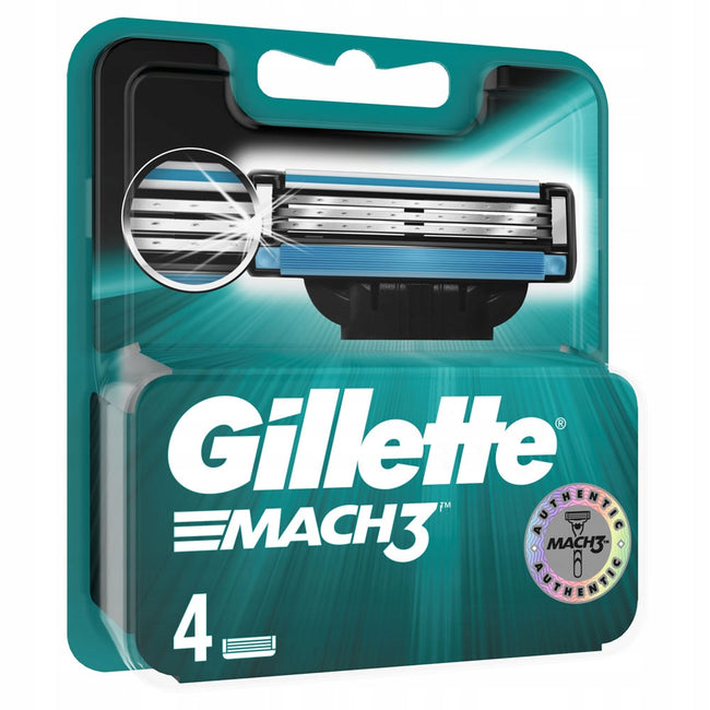 Gillette Mach3 wymienne ostrza do maszynki do golenia 4szt