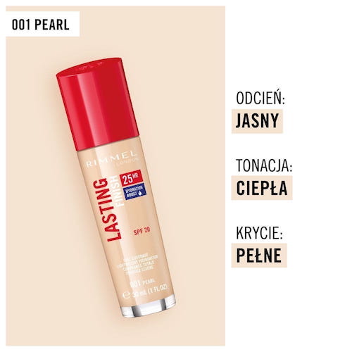 Rimmel Lasting Finish 25HR SPF20 długotrwały podkład do twarzy