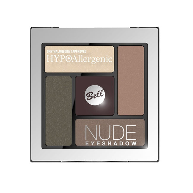 Bell HypoAllergenic Nude Eyeshadow hypoalergiczne satynowo-kremowe cienie do powiek