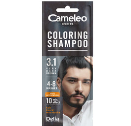 Cameleo Men Coloring Shampoo szamponetka koloryzująca dla mężczyzn 3.1 Bardzo Ciemny Brąz 15ml