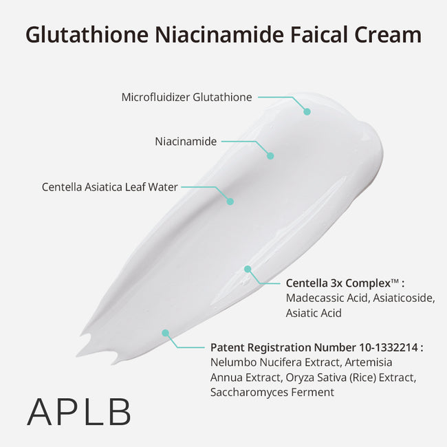 APLB Glutathione Niacinamide Facial Cream rozjaśniający krem do twarzy 55ml