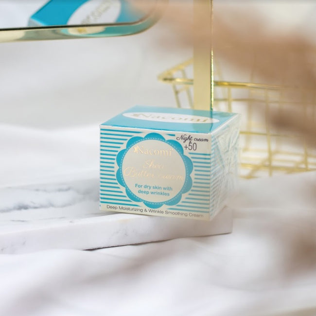 Nacomi Krem shea na noc +50 50ml