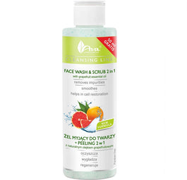 Ava Laboratorium Cleansing Line żel myjący do twarzy + peeling 2w1 z naturalnym olejkiem grapefruitowym 200ml