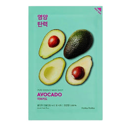 HOLIKA HOLIKA Pure Essence Mask Sheet Avocado łagodząca maseczka z ekstraktem z awokado 20ml