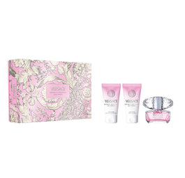 Versace Bright Crystal zestaw woda toaletowa spray 50ml + żel pod prysznic 50ml + balsam do ciała 50ml