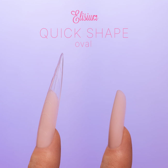 Elisium Quick Shape Nail Form Mini formy do przedłużania paznokci Oval 24szt