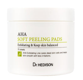 Dr.HEDISON AHA Soft Peeling Pads złuszczające płatki do twarzy 70szt