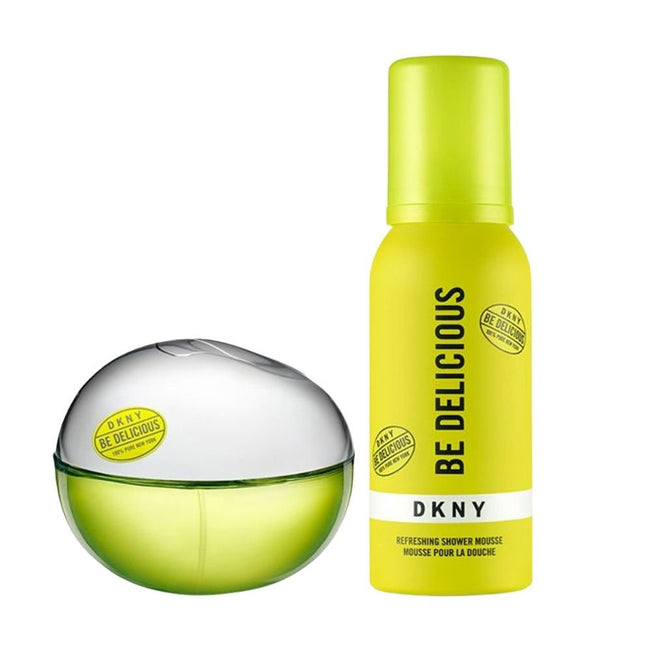 Donna Karan DKNY Be Delicious zestaw woda perfumowana spray 30ml + pianka pod prysznic 150ml