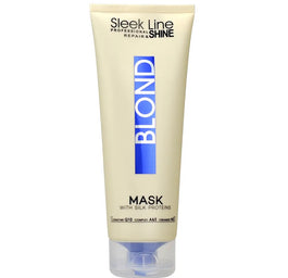 Stapiz Sleek Line Blond Mask maska z jedwabiem do włosów blond zapewniająca platynowy odcień 250ml