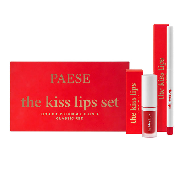 Paese The Kiss Lips zestaw pomadka i konturówka 06 Classic Red