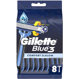 Gillette Blue 3 Comfort Slalom jednorazowe maszynki do golenia 8szt
