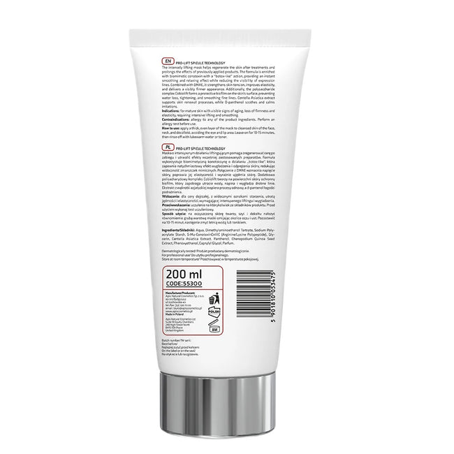 APIS Pro-Lift Spicule Technology liftingująca maska żelowa z DMAE i biomimetyczną konotoksyną 200ml
